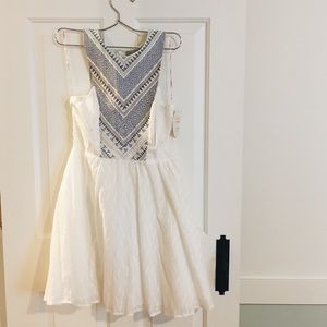 NWT Fit and flare linen dress